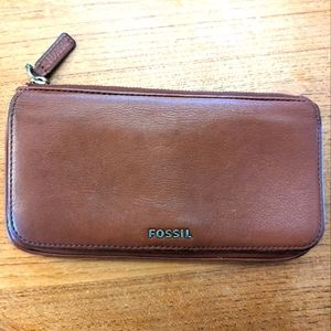 Fossil leather wallet